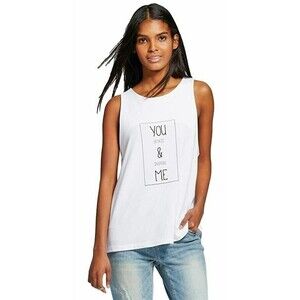 K by Kersh Women's Knit Tank You Amaze & Inspire Me  Graphic Size M New